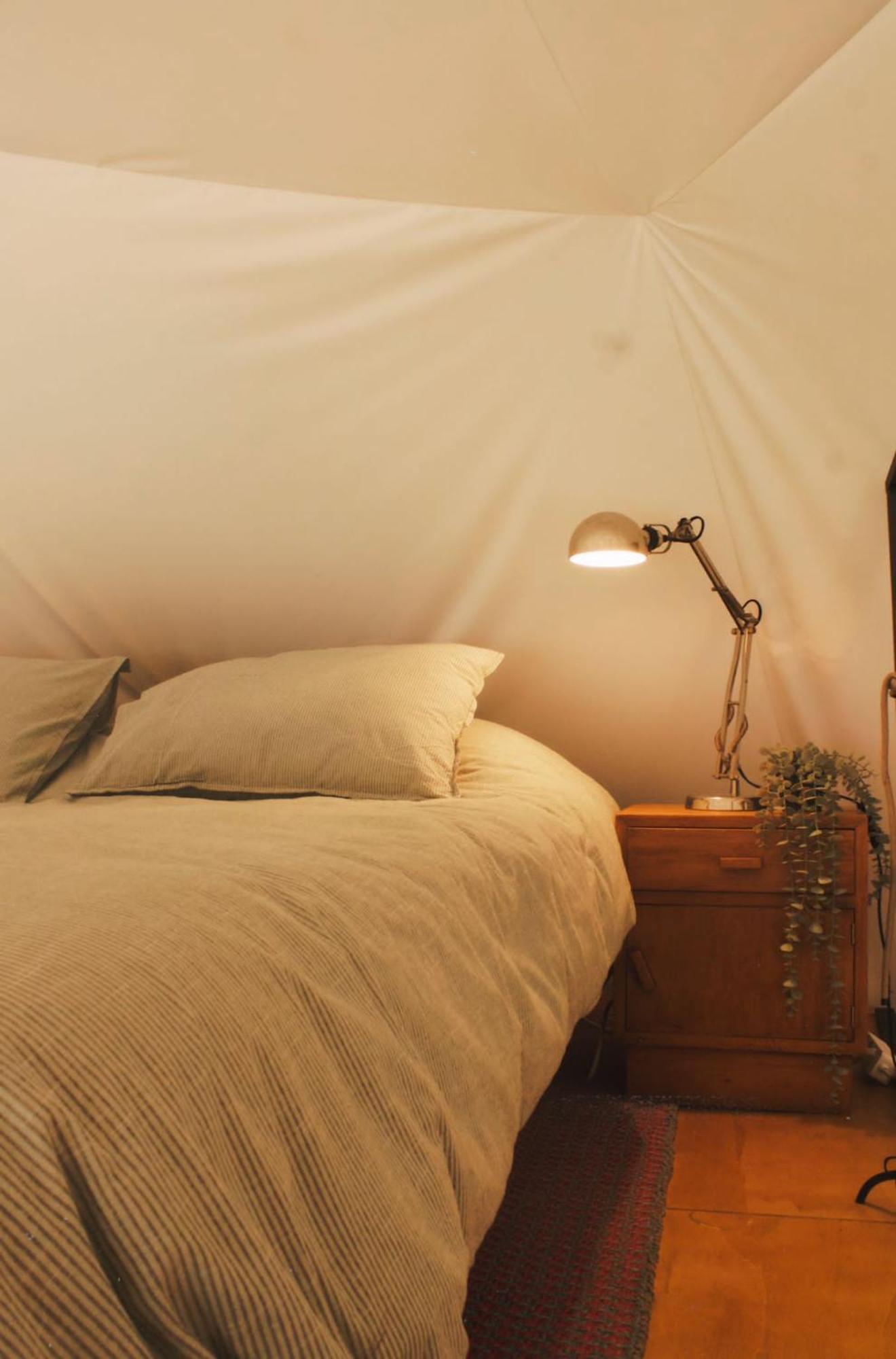 Luxury tent Glamping Geodesic Dome In Secluded Eco Retreat *